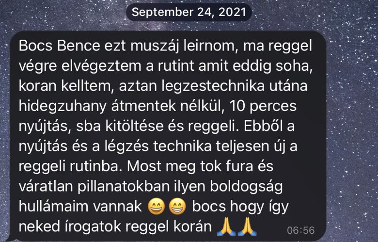 Kliens visszajelzés