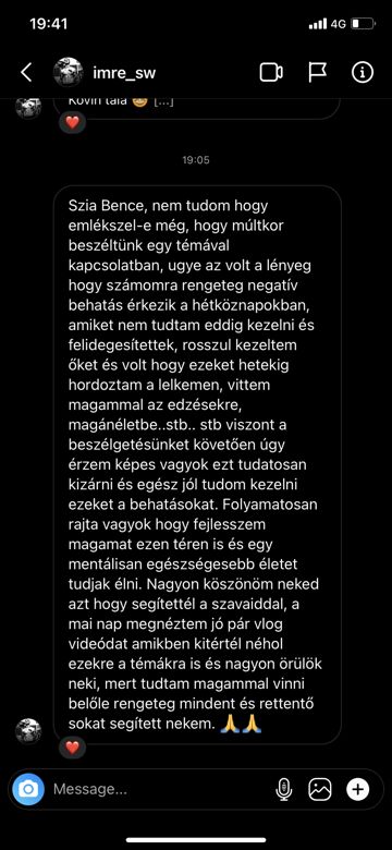 Kliens visszajelzés