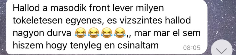 Kliens visszajelzés