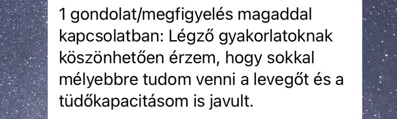 Kliens visszajelzés